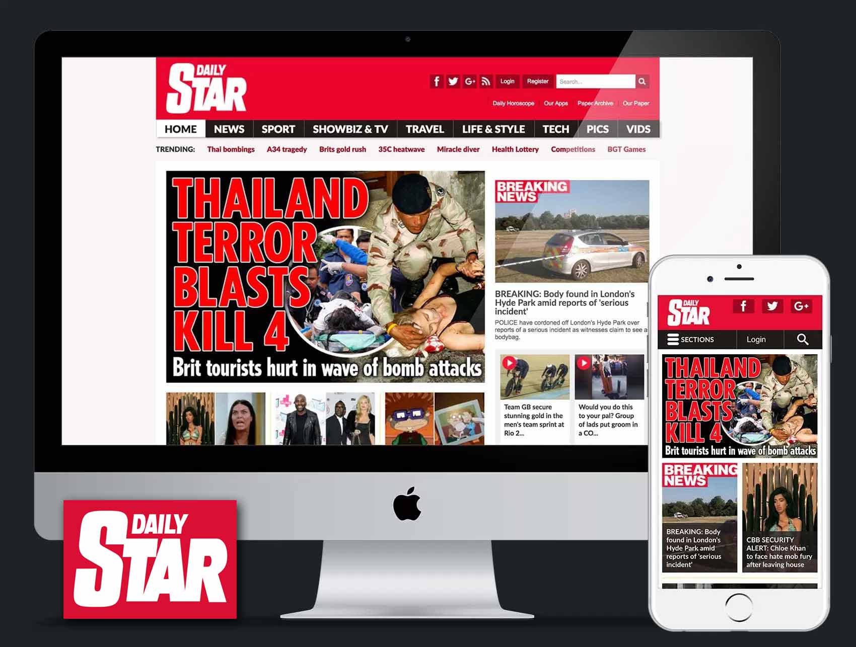 Daily Star Website Redesign