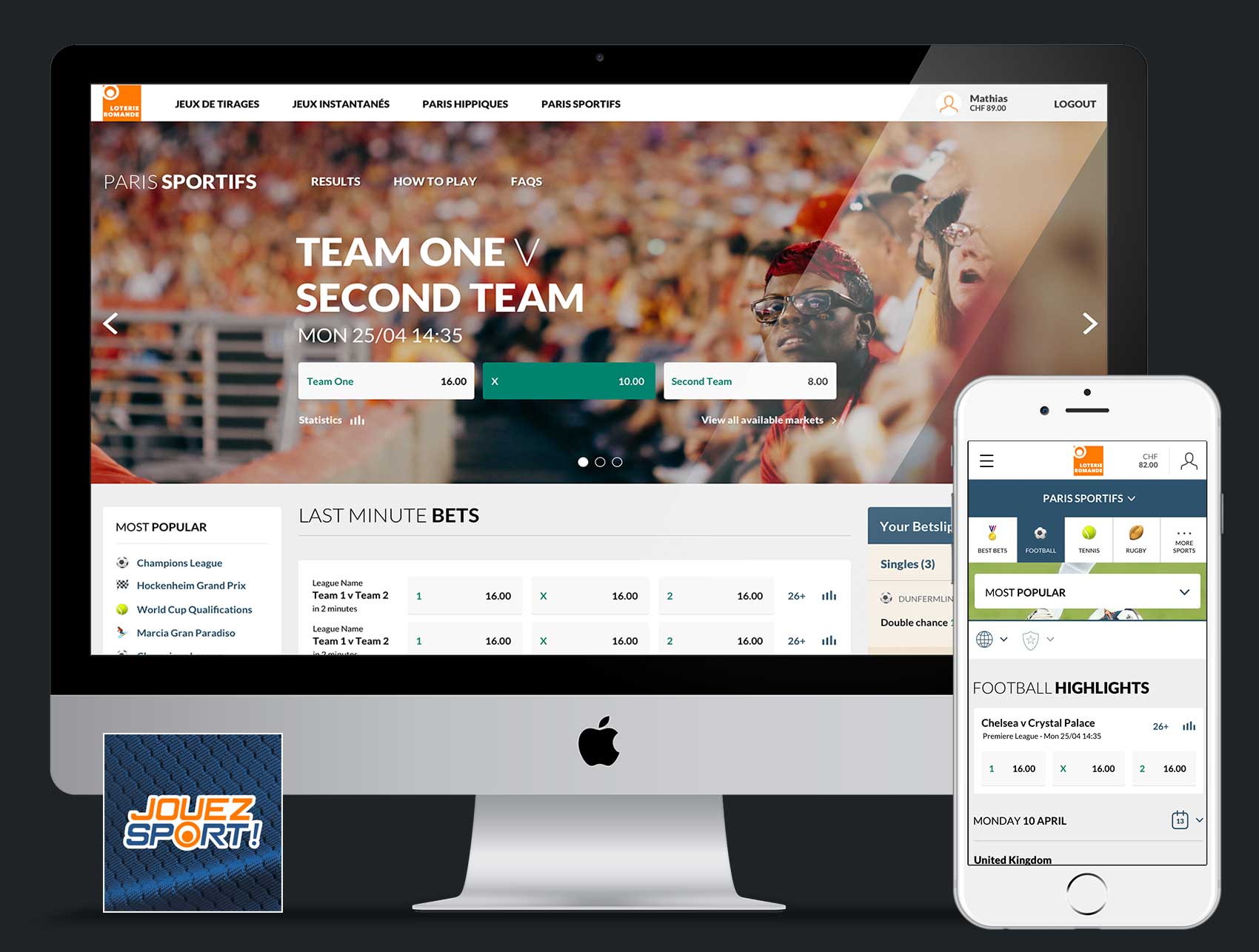 JouezSport (Sports betting site/app)